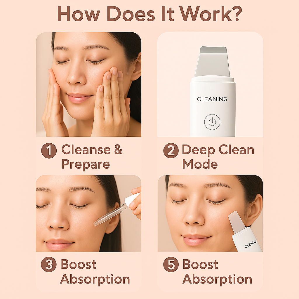 GlowSonic™ - facial Scrubber